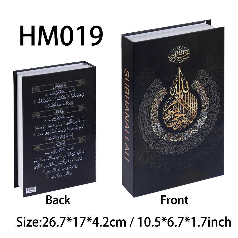 New Islamic Series Luxury Fake Books Home Decoration Remote Control Storage Box Coffee Table Fashion Home Decoration Accessories