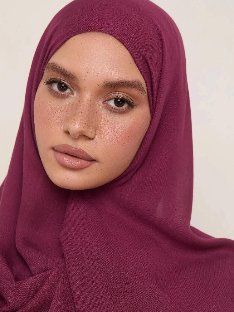 colors Modal Hijab Scarf Rayon Cotton Hijabs for Women Plain Shawls Scarf Muslim Fashion Headscarf Islamic Turban Headband