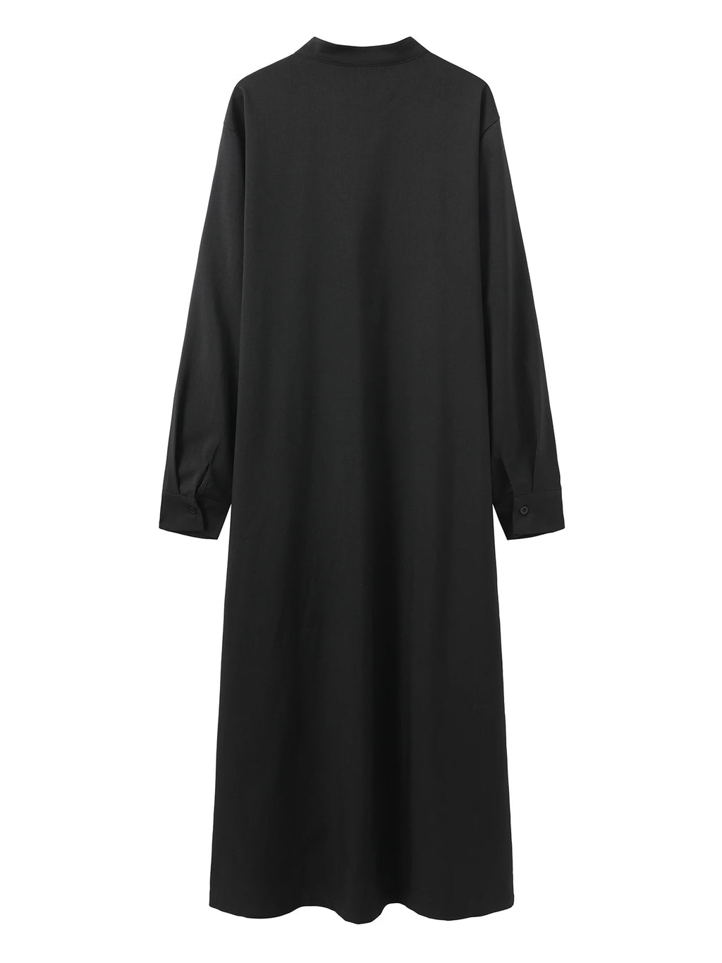 Muslim men's Formal Thobes long-sleeved solid color loose traditional Islamic men's clothing kaftan festival Arabic ethnic style