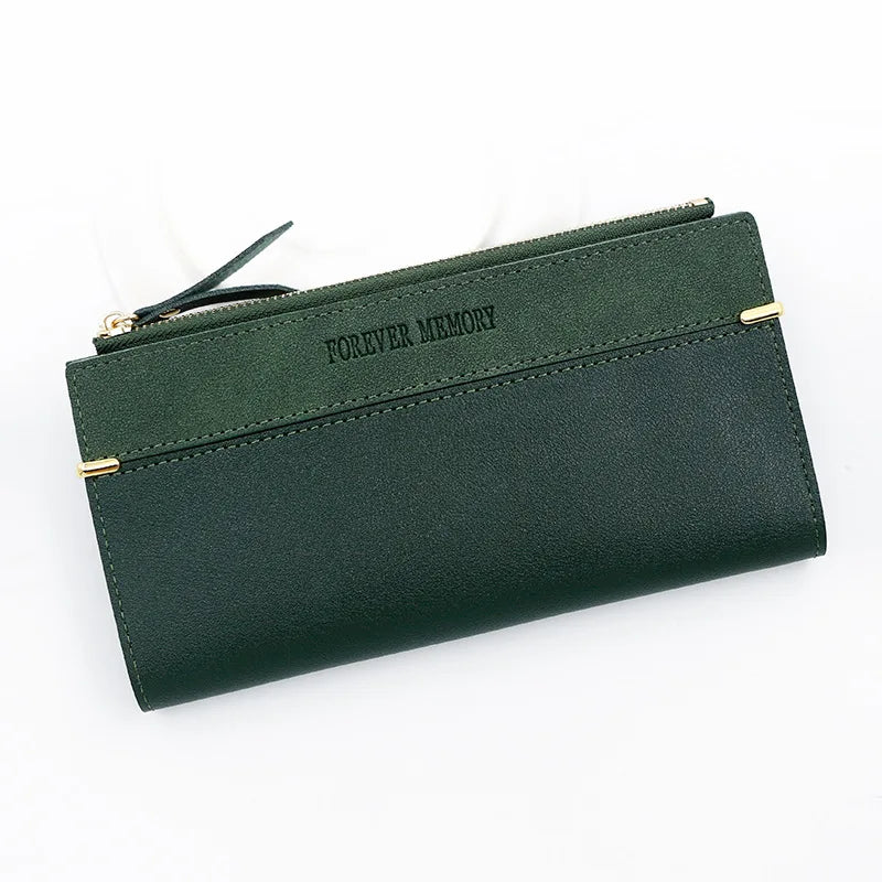New Women Long Wallets Handbag Zipper Coin Pocket Female Purse Photo Holder Credit Card Holder Women's Clutch Wallet