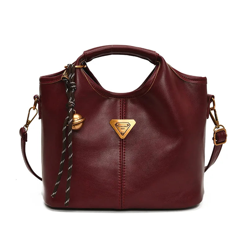 Super popular Maillard small bag for women 2025 new autumn and winter versatile crossbody bag, fashionable hand-held bucket bag