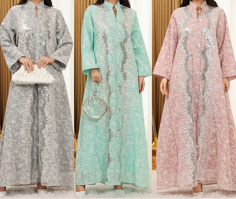 Dress  Abaya  Morocco Kaftan Elegant Caftan Long Dresses Dubai Arab Robe 2026