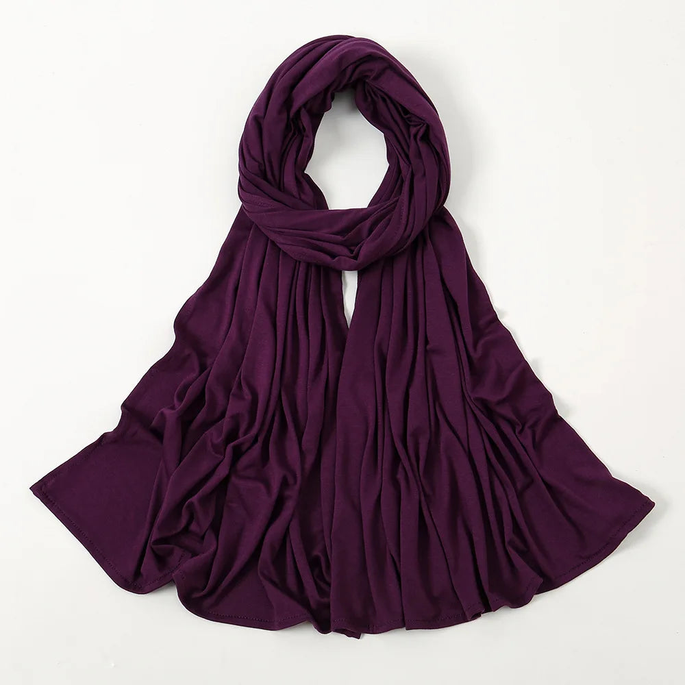 Premium Jersey Hijab Scarf For Muslim Women Turban Femme Africaine Hijabs For Woman Head Wrap Hoofddoek Headscarf Ramadan