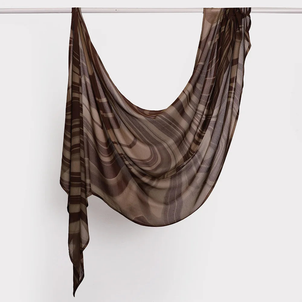 Premium Printed Rayon Modal Hijabs Cotton Hijab Scarf for Women Wraps and Shawls Musulman Headband Islamic Ramadan Turban