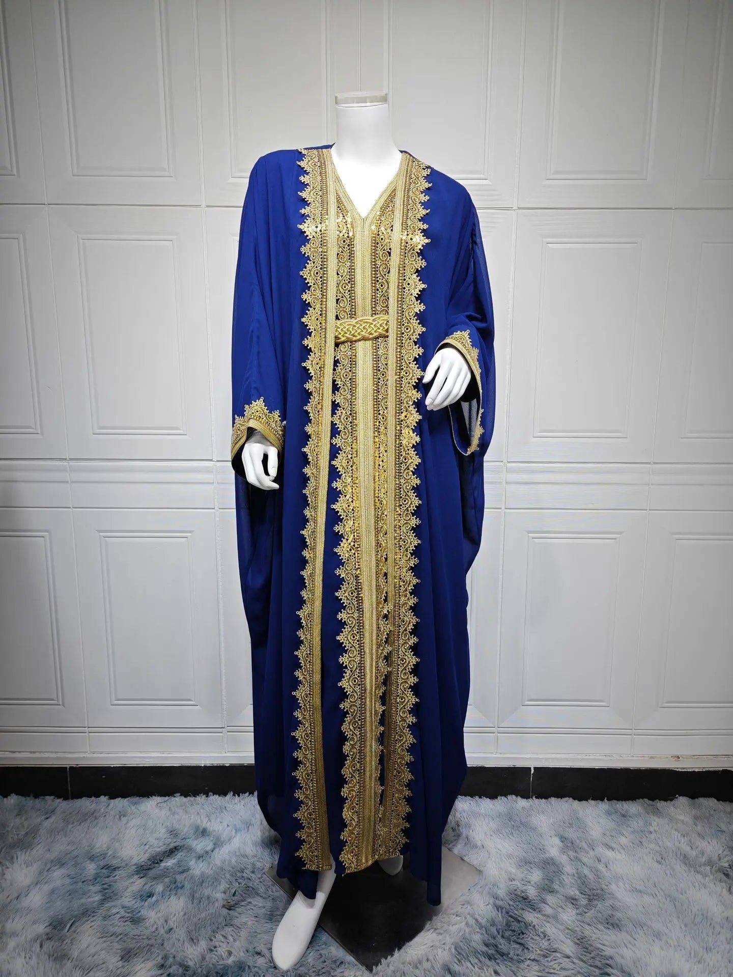 Dress for Women Kimono Dubai  Abaya Kaftan Islam Jalabiya Long Robe Vestidos