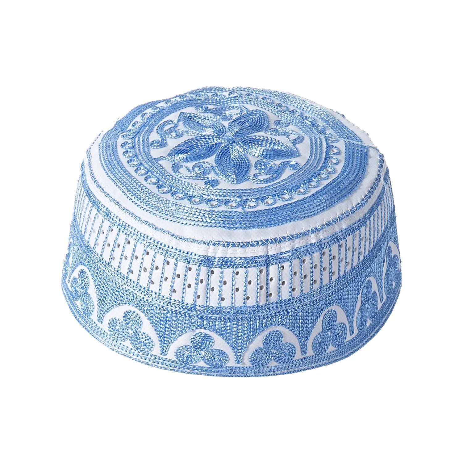New Muslim Men Prayer Cap Hat Cotton Embroidery Leisure Saudi Arabia Islamic Hat Cap Men Headscarf Topkippot Turban Saudi Cap
