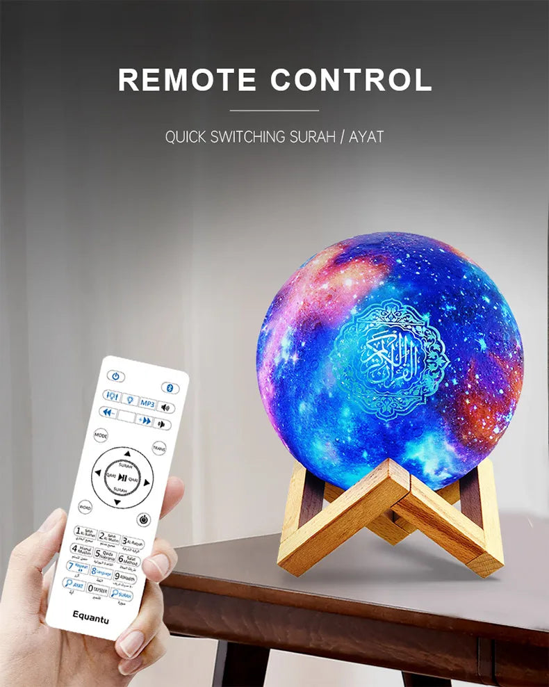 Quran Azan Muslim Koran Bright Bluetooth Speaker Portable Night Light Holy Lamp Sound Box Music Wireless Caixa De Som Bocina Mp3