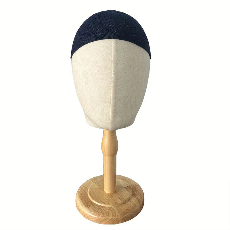 Muslim Men Prayer Hats Unisex Knitted Beanie Wrap Head Cap Islamic Ramadan Jewish India Cap Musulman Arab Men's Kippah Homme Hat