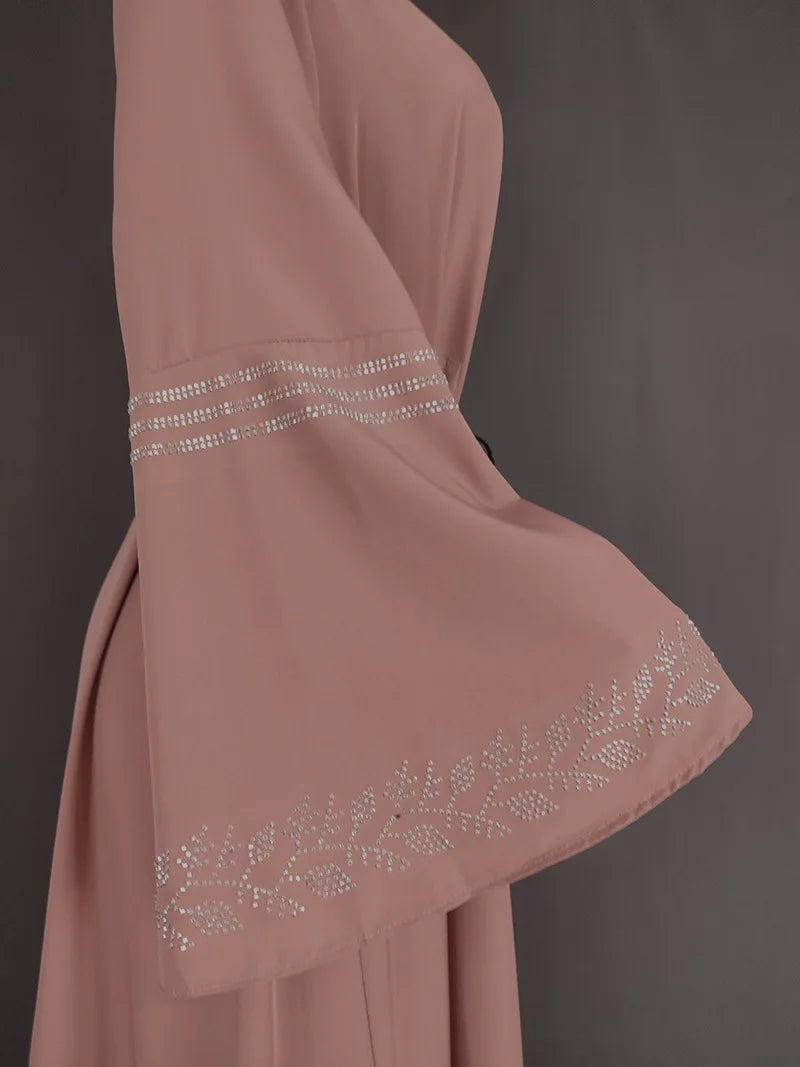 Casual Kimono Robe Femme Caftan Turkish Islamic Clothes Open Abaya Dubai Kaftan Muslim Cardigan Abayas Dresses for Women