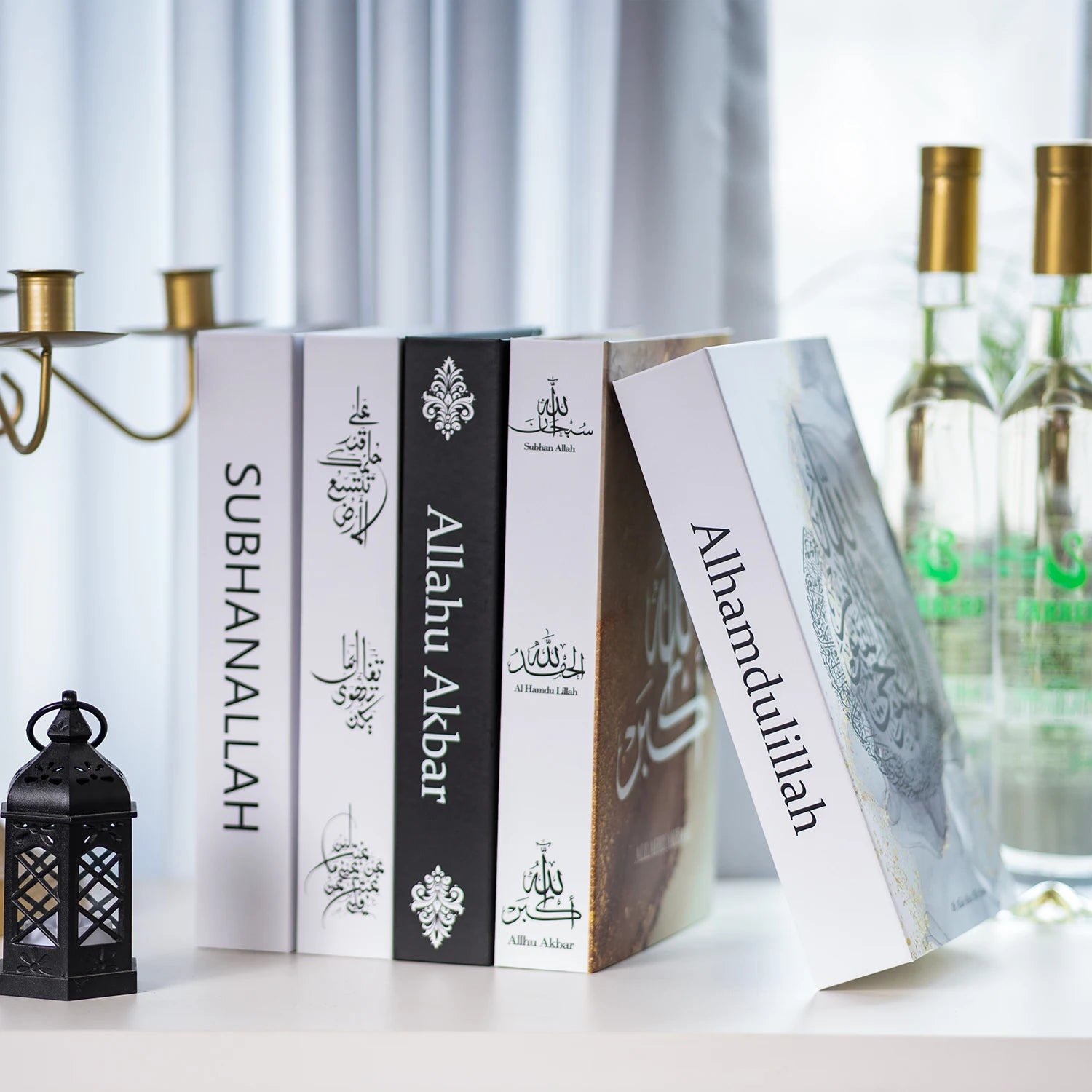 New Islamic Series Luxury Fake Books Home Decoration Remote Control Storage Box Coffee Table Fashion Home Decoration Accessories