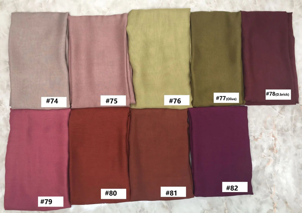 colors Modal Hijab Scarf Rayon Cotton Hijabs for Women Plain Shawls Scarf Muslim Fashion Headscarf Islamic Turban Headband