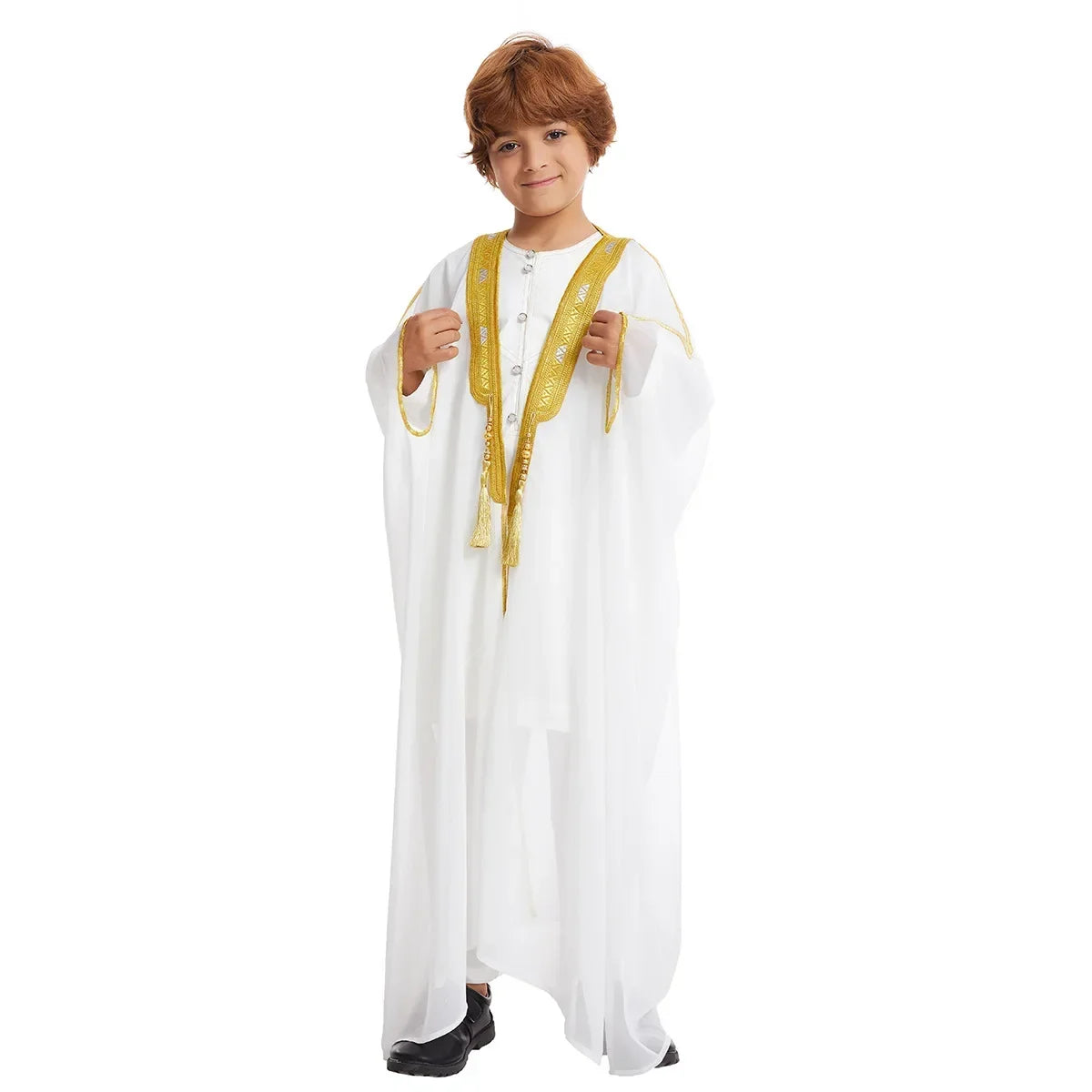 Eid Muslim Boys Jubba Thobe Children Open Abaya Prayer Kaftan Ramadan Morocco Jubba Modest Islamic Dubai Saudi Abayas Thobe