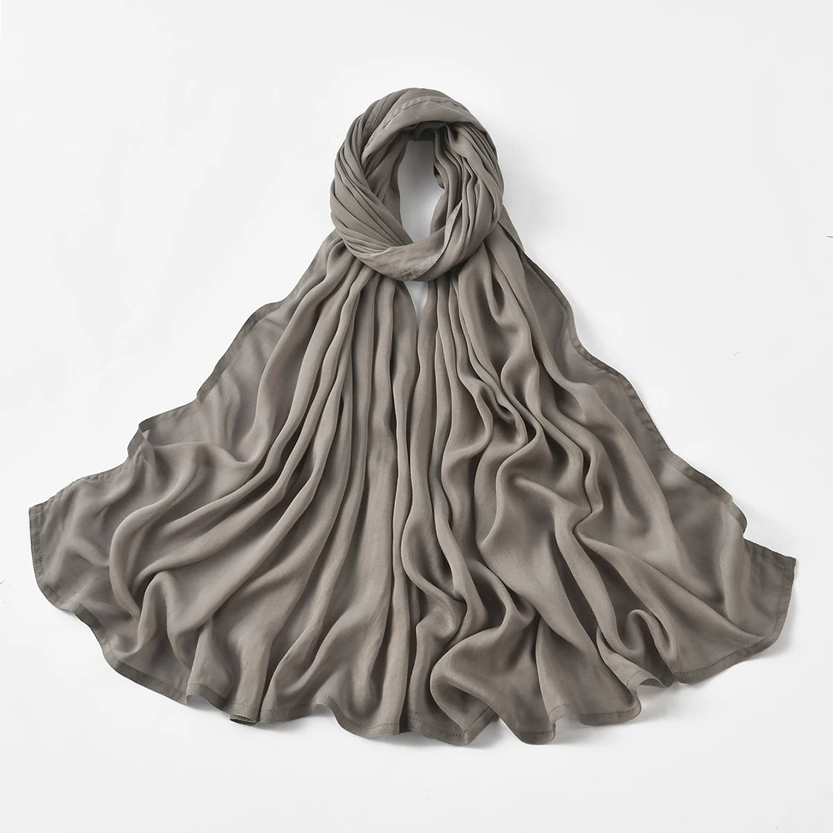 Muslim Hijabs for Women Scarf Thin Plain Shawls Femme Musulman Soft Viscose Rayon Headscarf Islamic Turban Headband 200x85cm