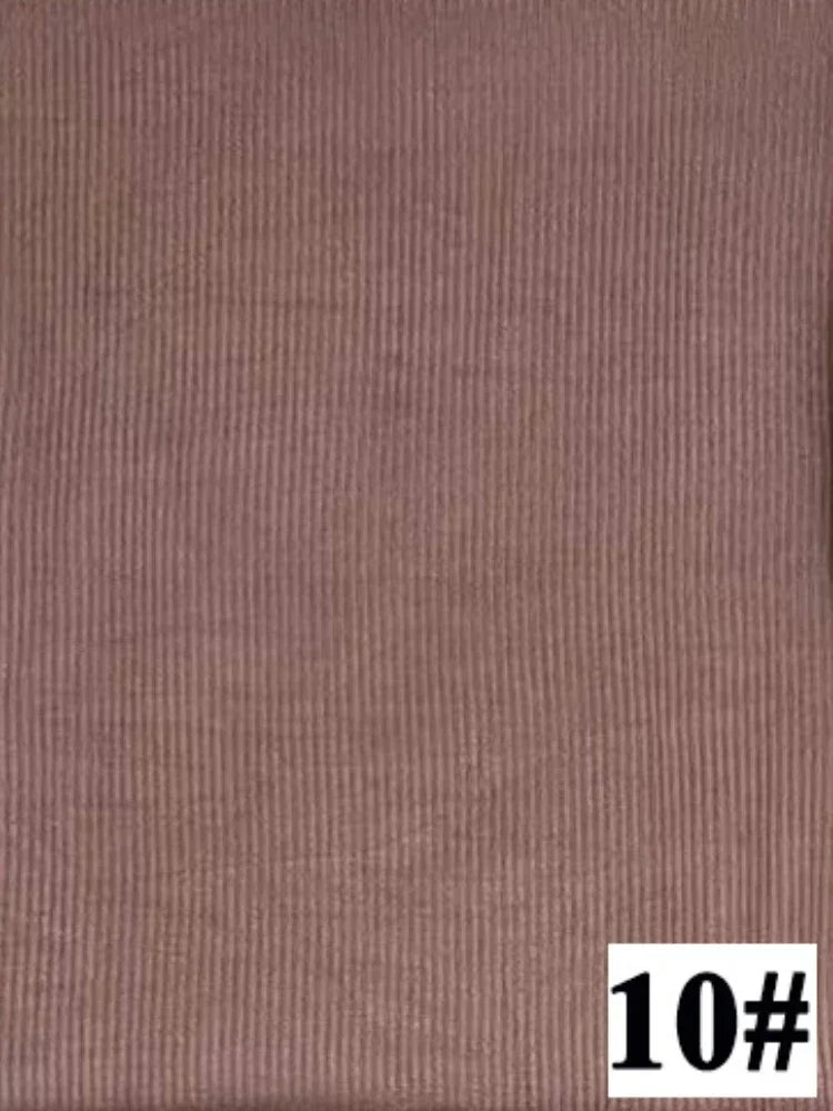 Premium Bamboo Ribbed Jersey Hijab Scarf for Women Elastic Breathable Thread Knitted Scarf Women Soft Striped Headscarf Bandana