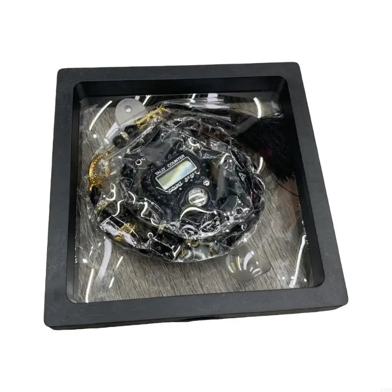 Y3NE 99-Prayer Tasbih Beads Rosary Beads with Counter Tasbih Prayer Beads Wrap Bracelets Necklace Eid Prayer Beads for Adult