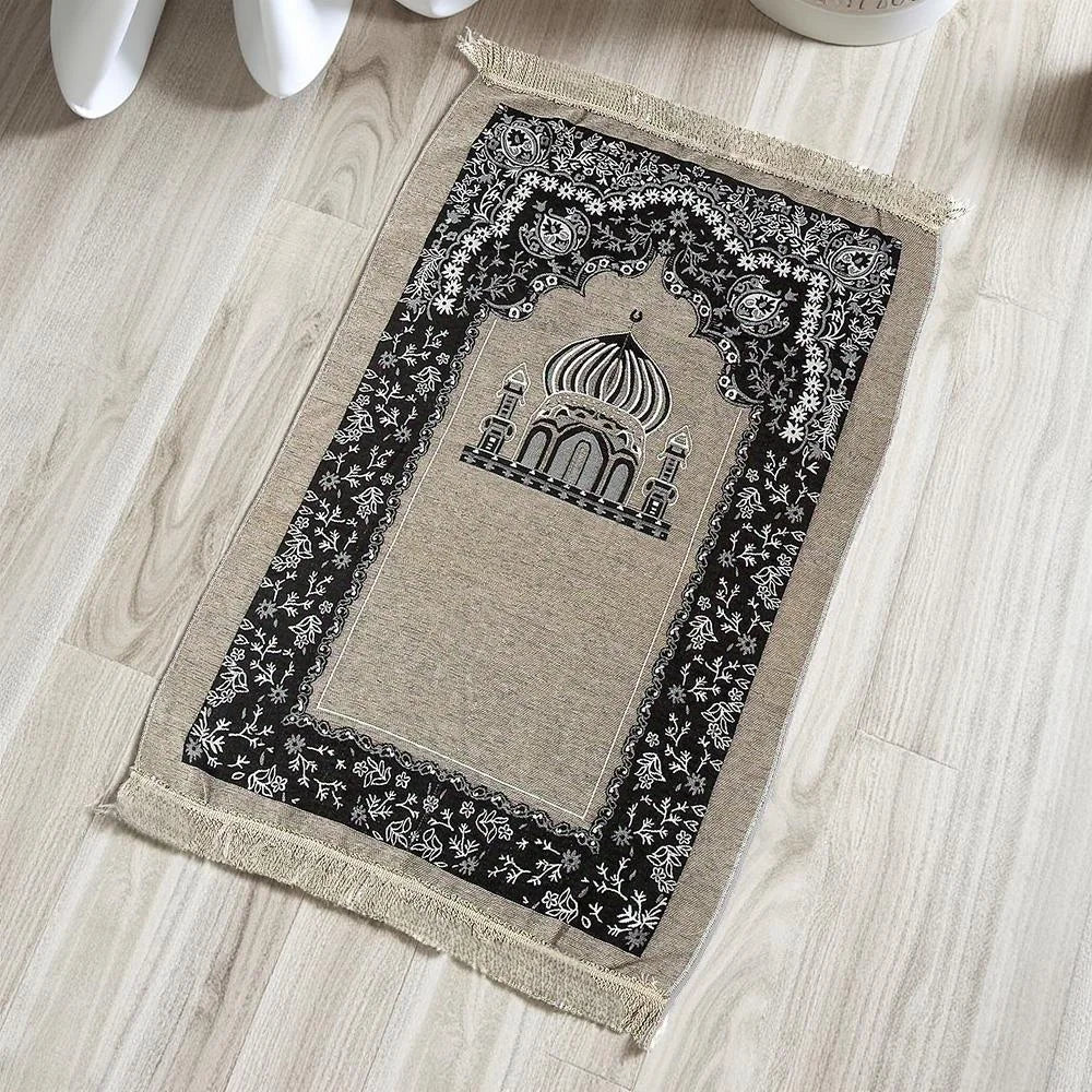 Muslim Prayer Rug Portable Prayer Mat for Praying Men Women and Kids Prayer Mat Prayer Soft  Rugs Islam Eid Ramadan Gift