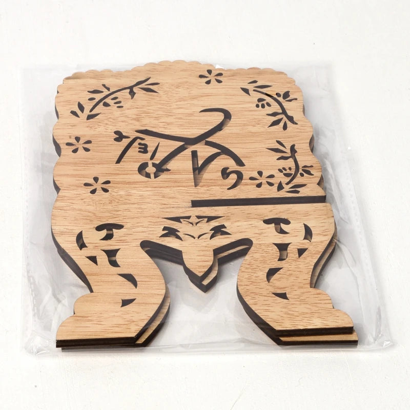 Wooden Eid Al-Fitr Islamic Bible Quran Koran Stand Holder Book Shelf Holder Eid Mubarak Decor Ramadan Kareem Decoration for Home