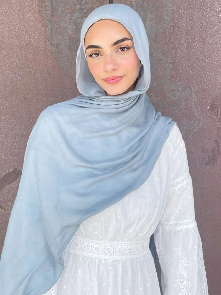 New Kids Modal Hijabs for Women Children's Modal Scarf New Solid Color High Quality Sunscreen Shawl Headscarf Turban 165*50CM