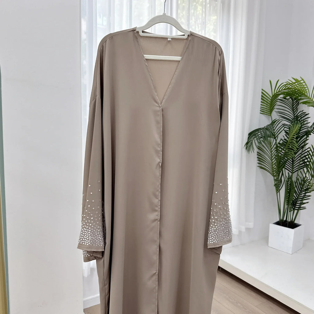 Abaya For Women Button Cardigan Up Jalabiya Ramadan Dress 2026 Ramadan Caftan Party Long Robe Vestido Largos