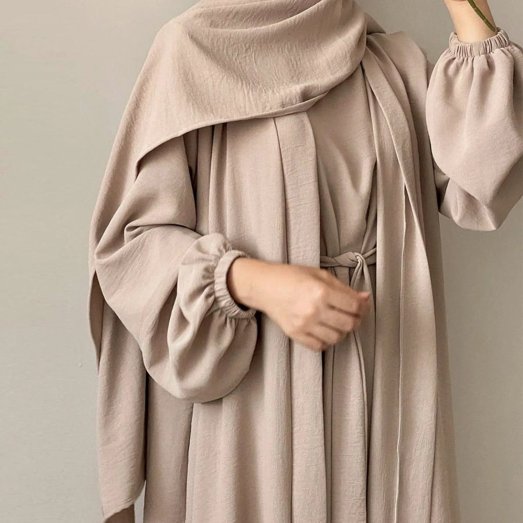New Muslim Sets for Women Ramadan Prayer Dress Modest Dresses Eid Dubai Abaya Female Islam Clothing Elegant Party Clothes