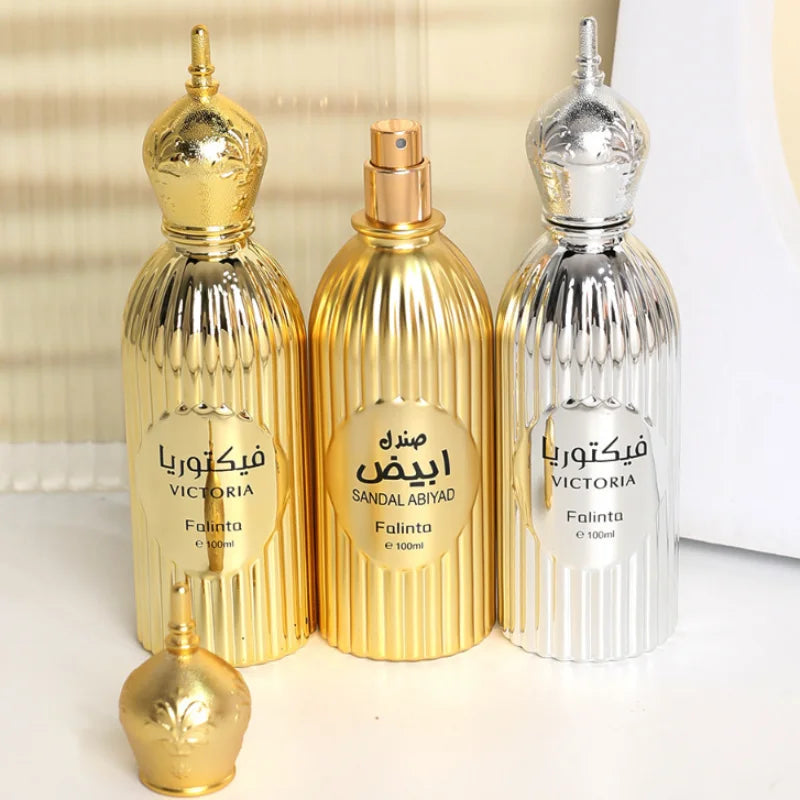 Arabian Brand Perfume Rose Bergamot Ebony Mixed Woody Floral Notes Long-lasting Fragrance Unisex Charm Date Golden Perfume 100ml