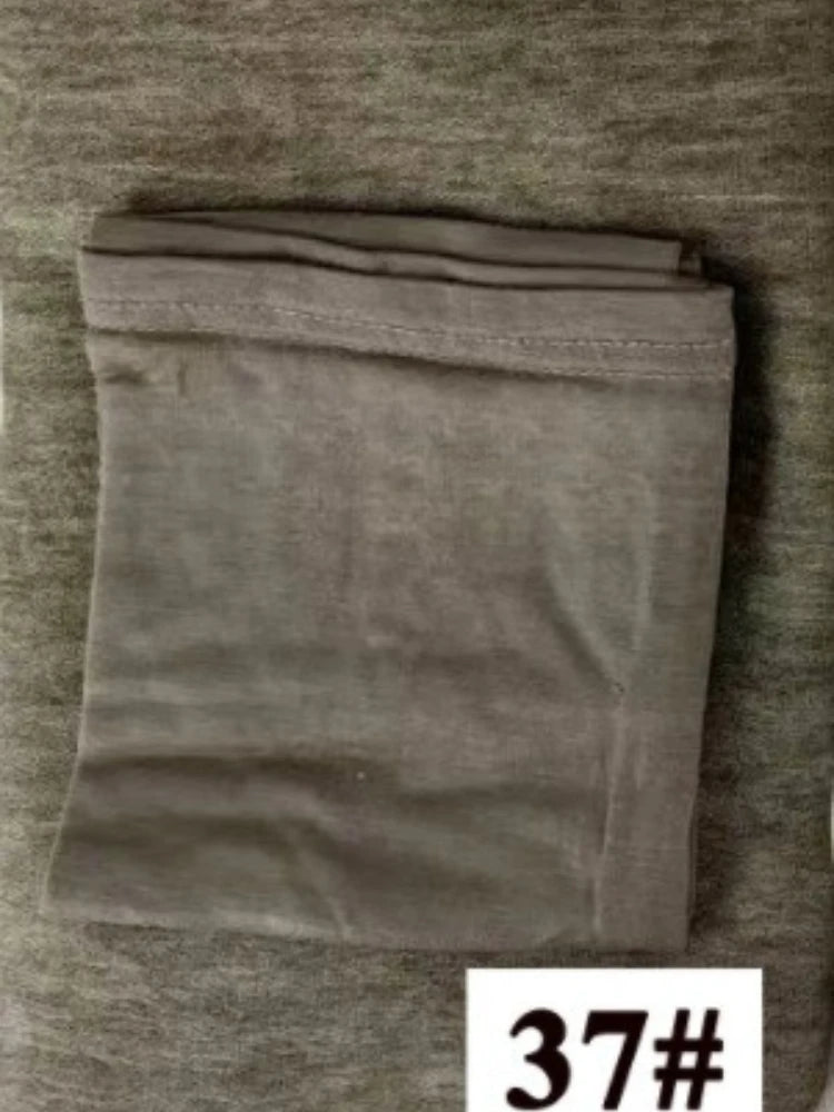 Rayon Cotton Hijab with Inner Cap Set Premium Wrinkle Scarf Headscarf Shawl Dirty Dyed Vintage Soft Muslim Turban Hijabs Women