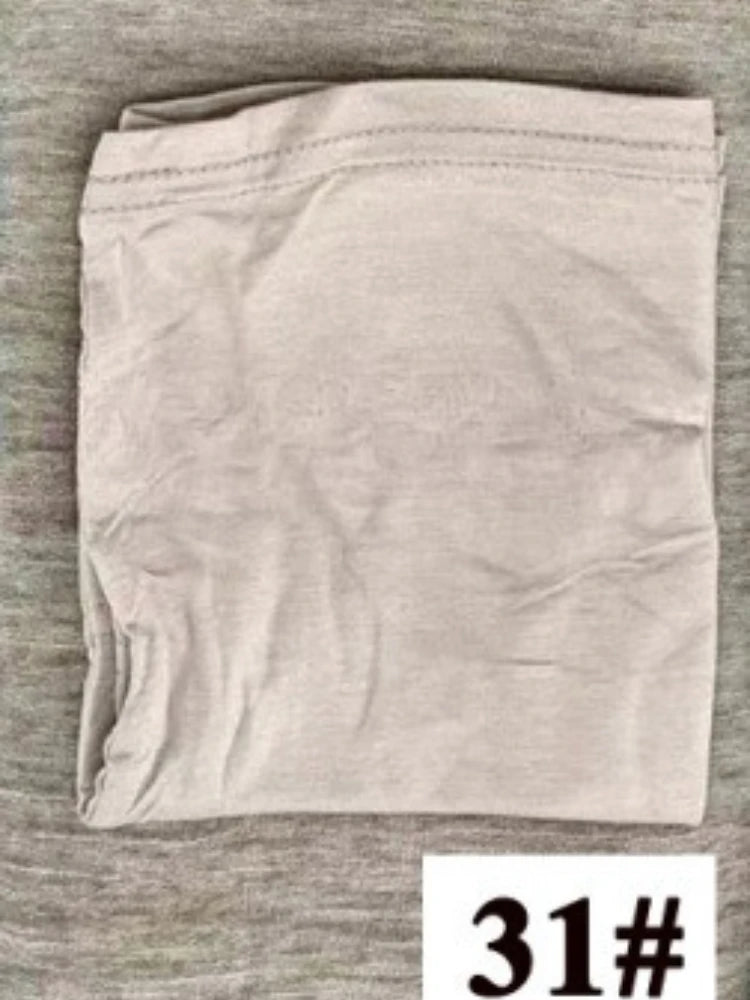 Rayon Cotton Hijab with Inner Cap Set Premium Wrinkle Scarf Headscarf Shawl Dirty Dyed Vintage Soft Muslim Turban Hijabs Women