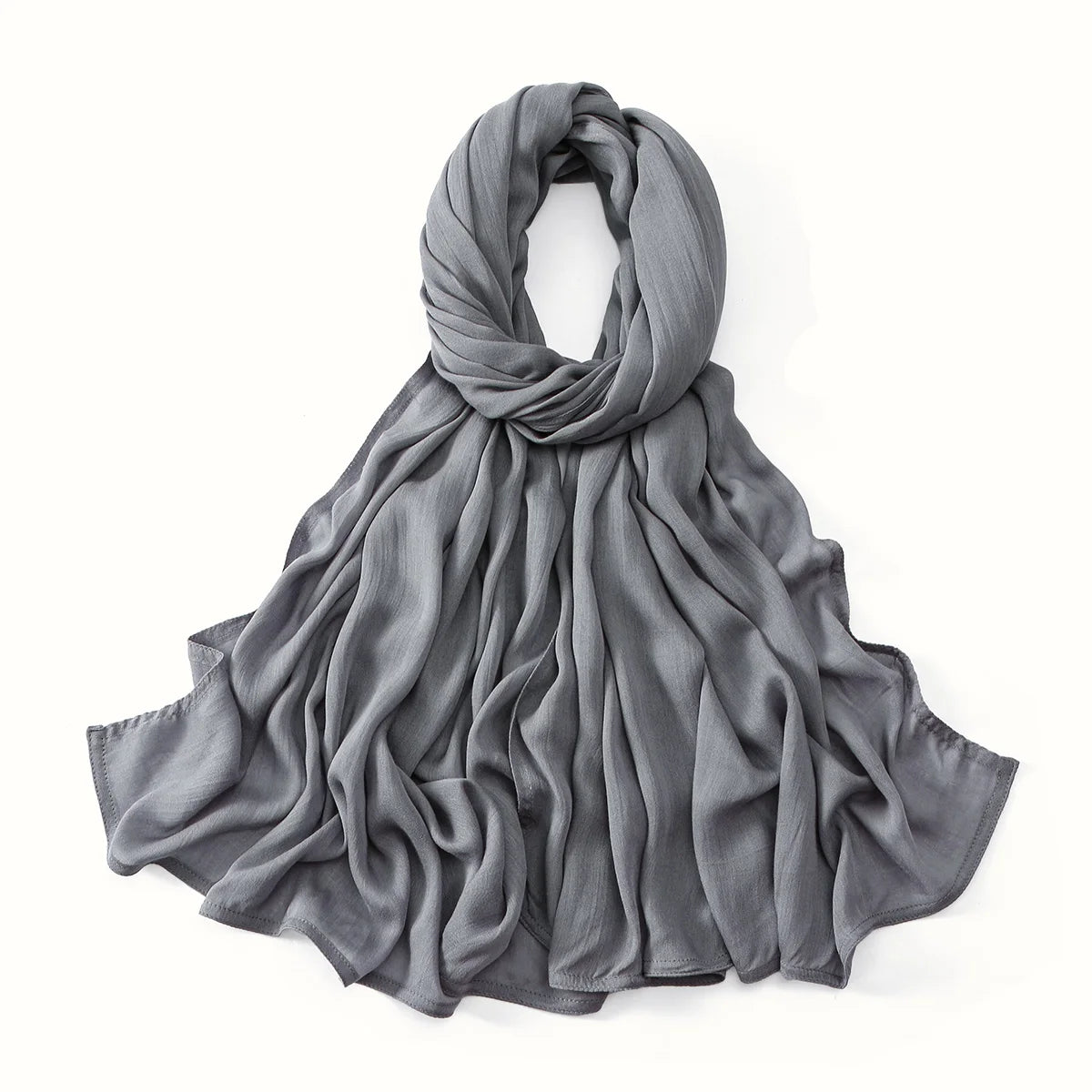 Muslim Hijabs for Women Scarf Thin Plain Shawls Femme Musulman Soft Viscose Rayon Headscarf Islamic Turban Headband 200x85cm