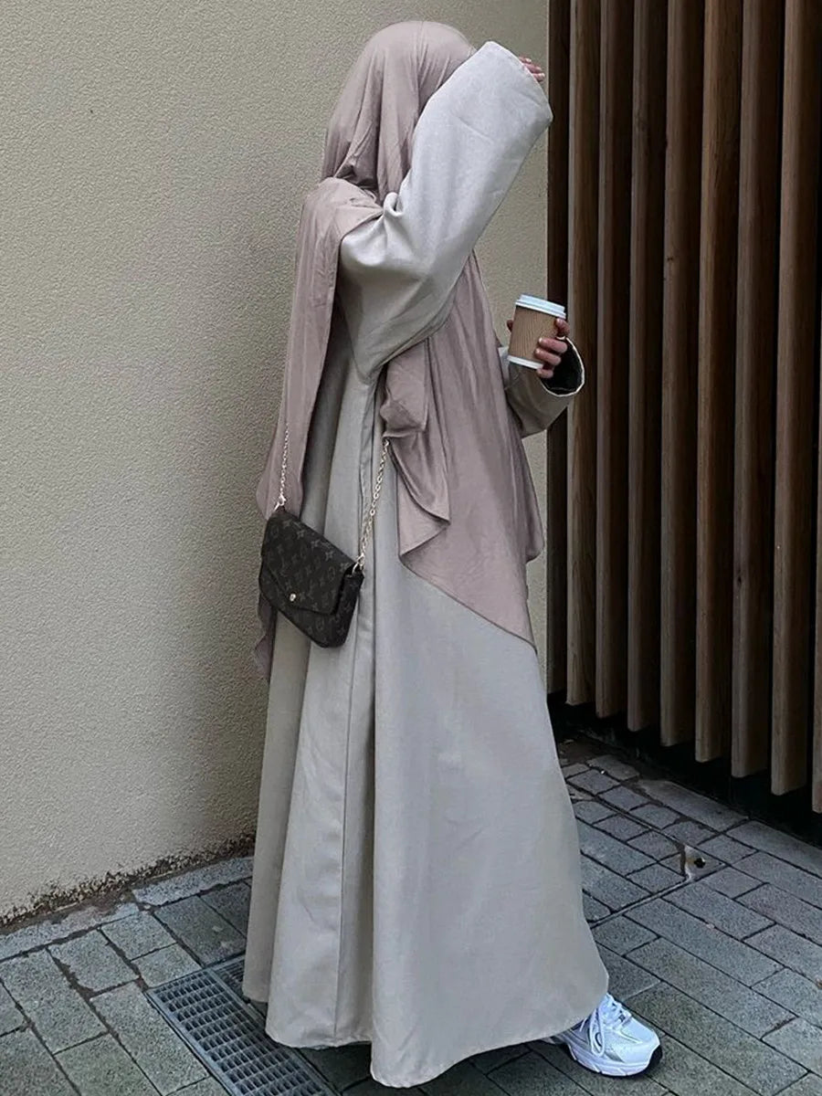 Middle East Muslim Women Arabic Dubai Abaya Ramadan Soft jersey Hijab scarf turban Femme musulman african Islam khimar Headscarf