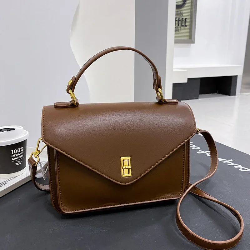 Fashion Women messenger bags design PU leather ladies Handbag female Shoulder Crossbody bags female big totes Elegant briefcase
