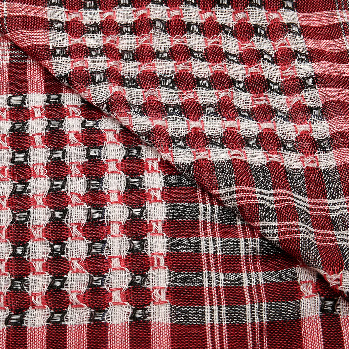 Saudi Arabic Islamic Accessories Men Praying Hat Headscarf Headband Muslim Traditional Costumes Clothing Plaid Turban 140*140cm