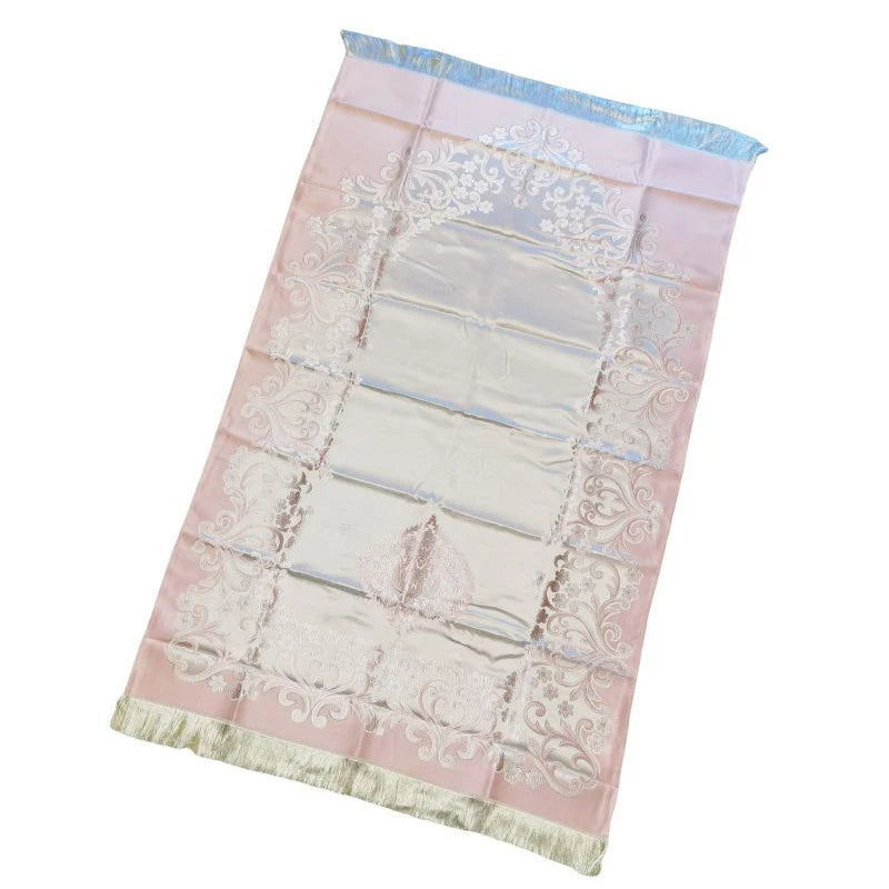 3pcs/set Muslim Prayer Mat Set Middle East Prayer Rug Prayer Beads Travel Worship Blanket Set Ramadan Gifts Islamic Sejadah