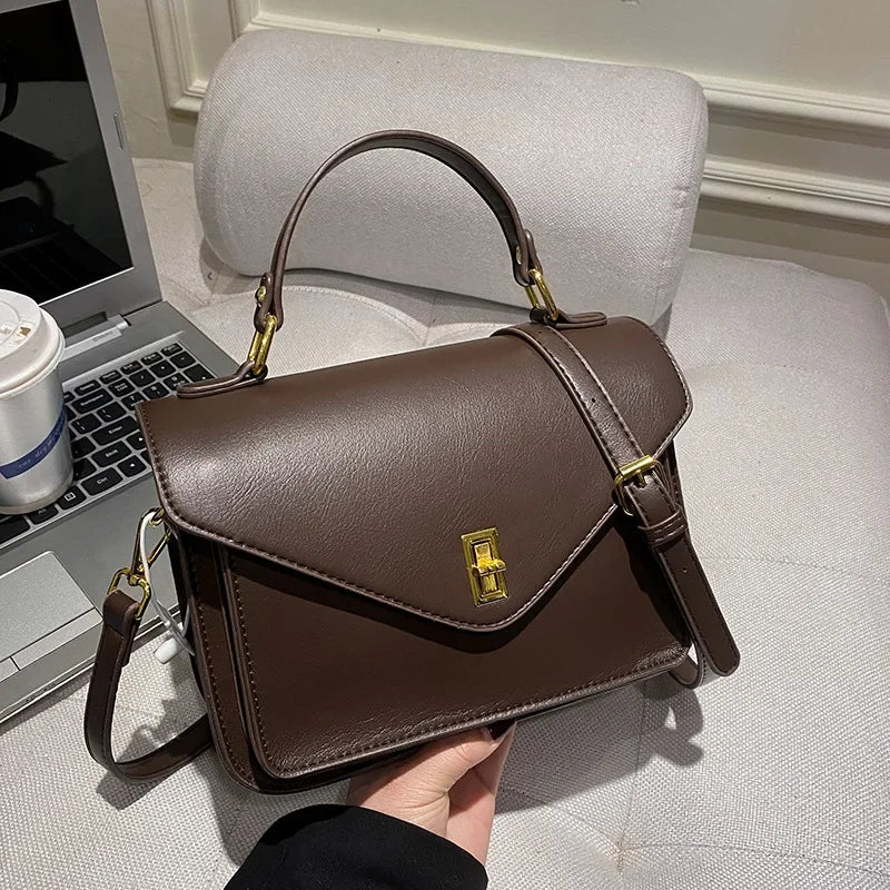 Fashion Women messenger bags design PU leather ladies Handbag female Shoulder Crossbody bags female big totes Elegant briefcase