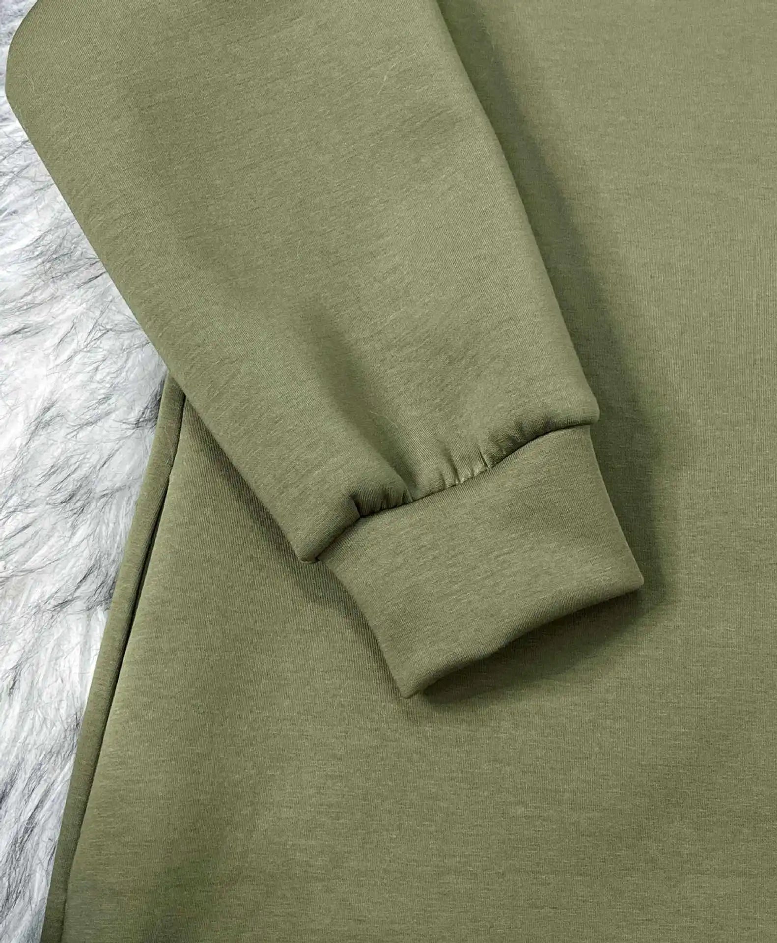 Middle East Muslim Fashion Abayas for Girls Solid Color Simple Hoodie Dress with Pocket Hooded Cuff Design Eid Ramadan Kids Robe