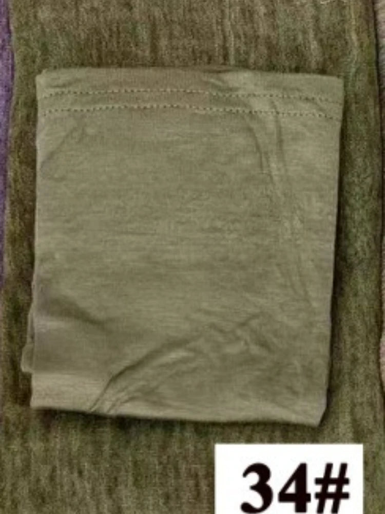 Rayon Cotton Hijab with Inner Cap Set Premium Wrinkle Scarf Headscarf Shawl Dirty Dyed Vintage Soft Muslim Turban Hijabs Women