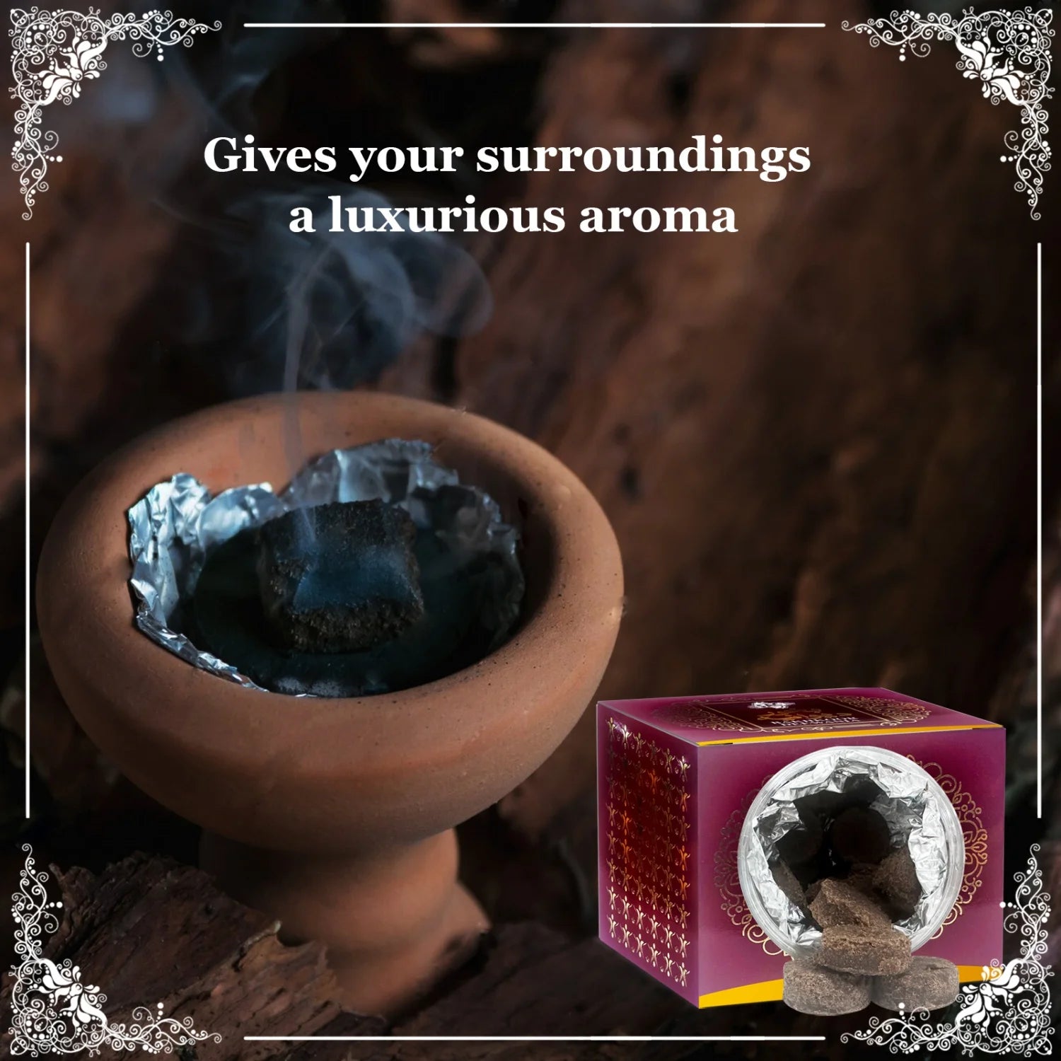 Arabian Incense Bricks Exotic Woody Musky Oriental Scent For Prayer and Meditation Yoga Meditation Sleeping Aid Relaxation Gift