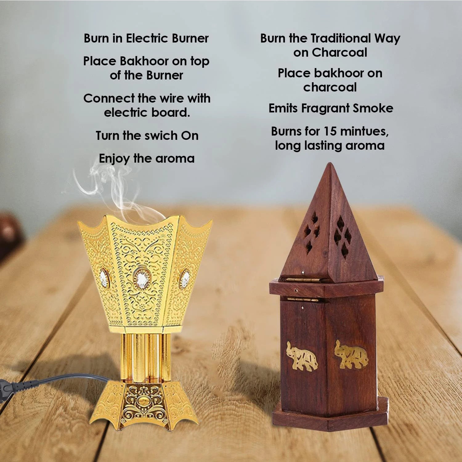 High Grade Premium Incense, Incense Bar of Sandalwood Powder, Oud Powder, Musk and Perfumery Sugar | 9 Bricks Assorted Scents