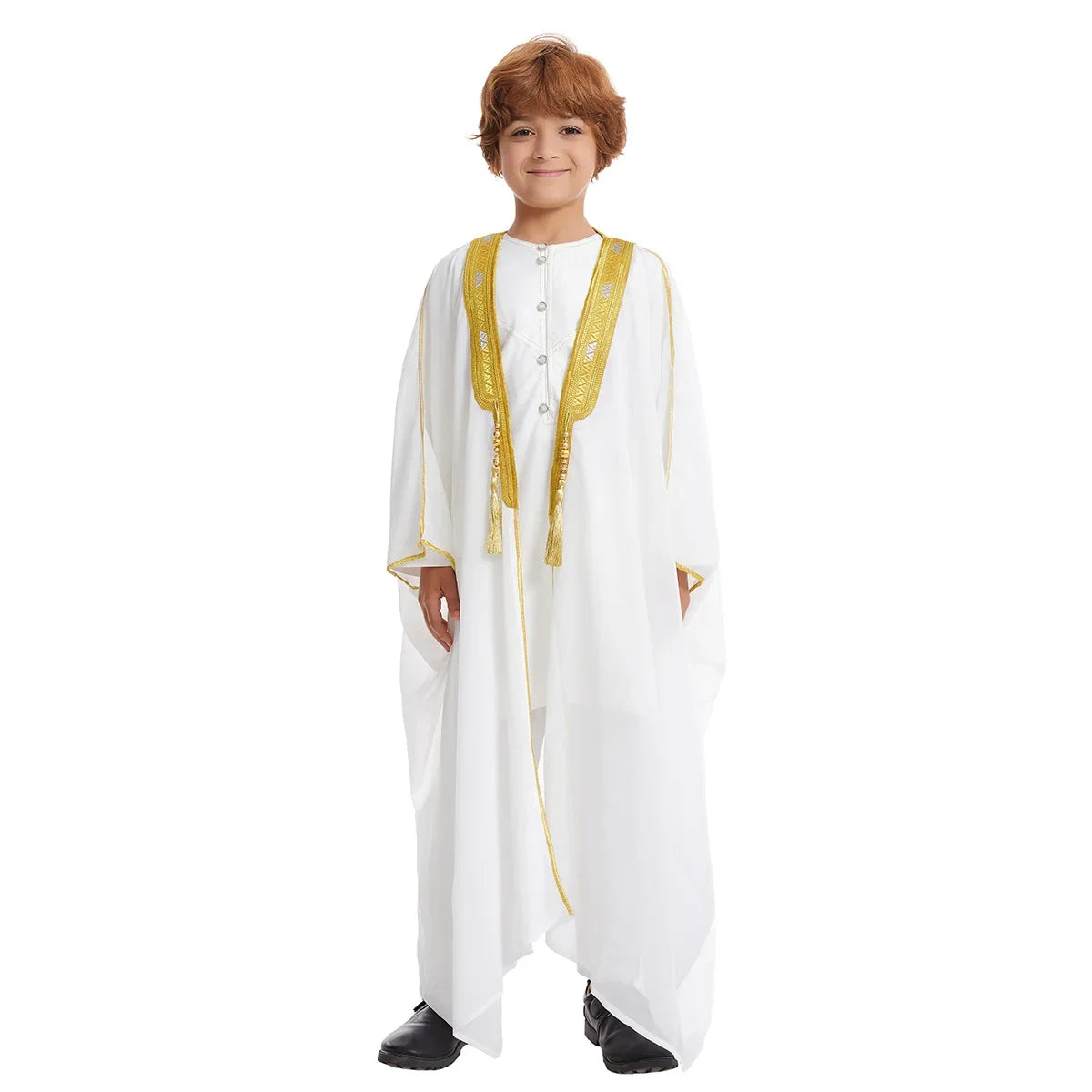 Eid Muslim Boys Jubba Thobe Children Open Abaya Prayer Kaftan Ramadan Morocco Jubba Modest Islamic Dubai Saudi Abayas Thobe
