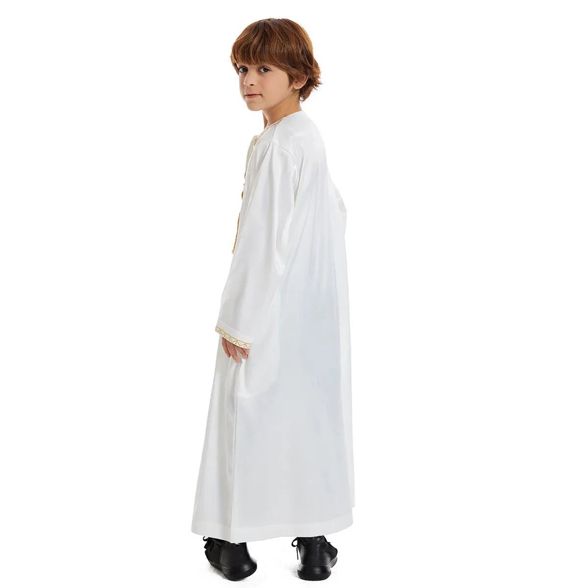 Eid Muslim Children Abaya Ramadan Jubba Prayer Thobe Boy Kids Abayas Islam Long Robe Gown Kaftan Dubai Arab Tassel Dishdasha