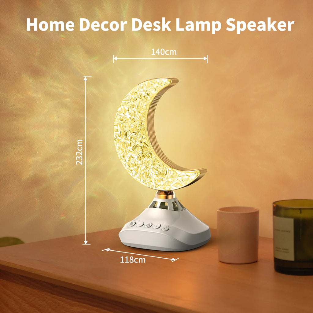 Quran Speakers Desk Lamp koran Moon Night Light Muslim Speakers for Gift Home office
