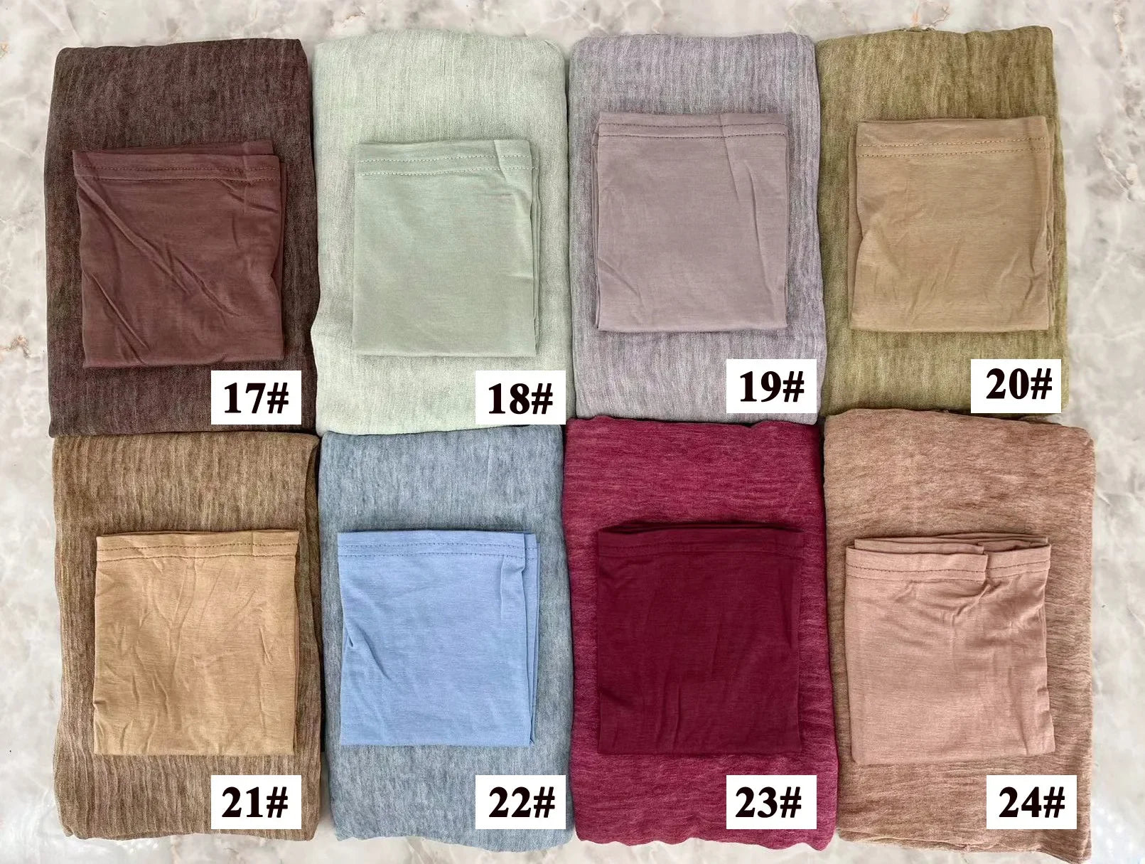 Rayon Cotton Hijab with Inner Cap Set Premium Wrinkle Scarf Headscarf Shawl Dirty Dyed Vintage Soft Muslim Turban Hijabs Women