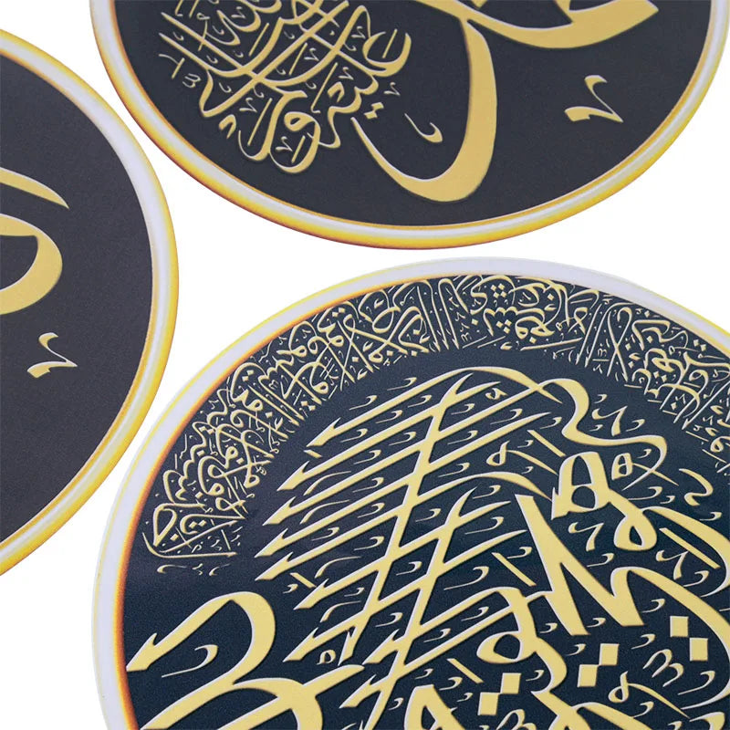 Islamic Wall Stickers Eid Mubarak Ramadan Kareem Festival Party Decoration Eid Home Art Decals Removable Wall Sticker