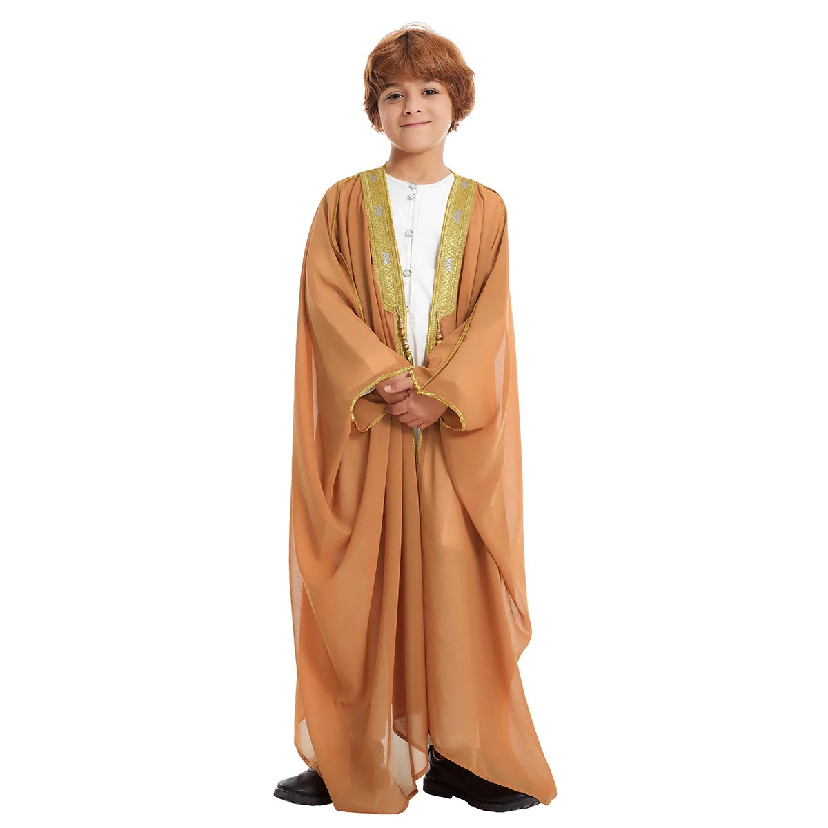 Eid Muslim Boys Jubba Thobe Children Open Abaya Prayer Kaftan Ramadan Morocco Jubba Modest Islamic Dubai Saudi Abayas Thobe