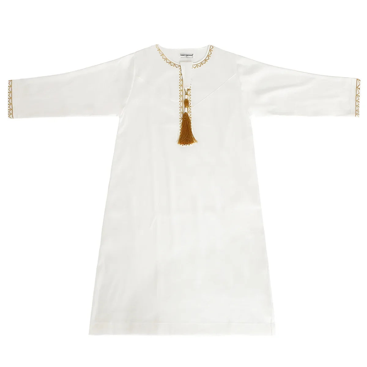 Eid Muslim Children Abaya Ramadan Jubba Prayer Thobe Boy Kids Abayas Islam Long Robe Gown Kaftan Dubai Arab Tassel Dishdasha