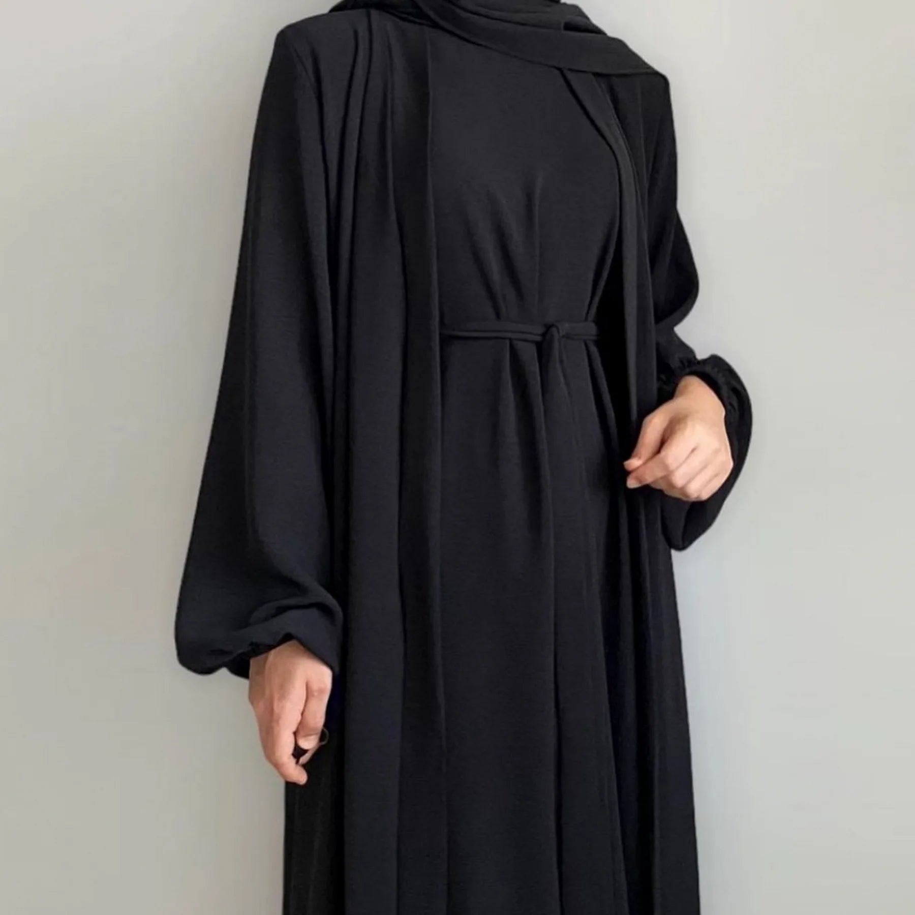New Muslim Sets for Women Ramadan Prayer Dress Modest Dresses Eid Dubai Abaya Female Islam Clothing Elegant Party Clothes