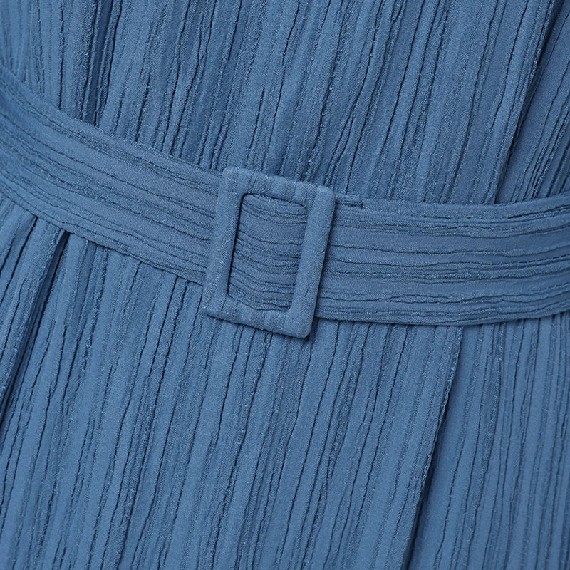 Fashion Long Sleeve Muslim Dress Abaya Women Elegant Party Dresses Ramadan IsIamic Robe Spring Belted Vestido 2026