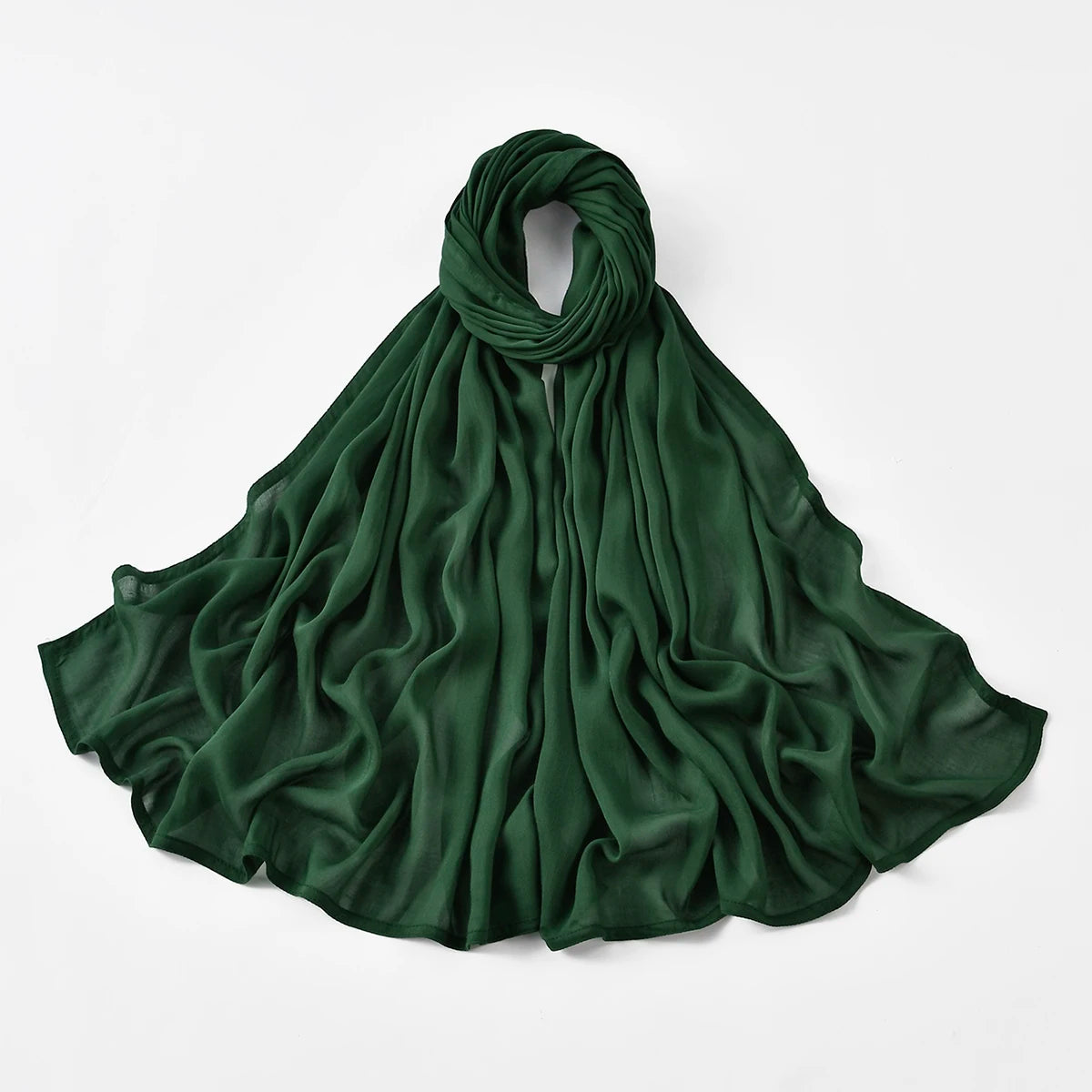 Muslim Hijabs for Women Scarf Thin Plain Shawls Femme Musulman Soft Viscose Rayon Headscarf Islamic Turban Headband 200x85cm