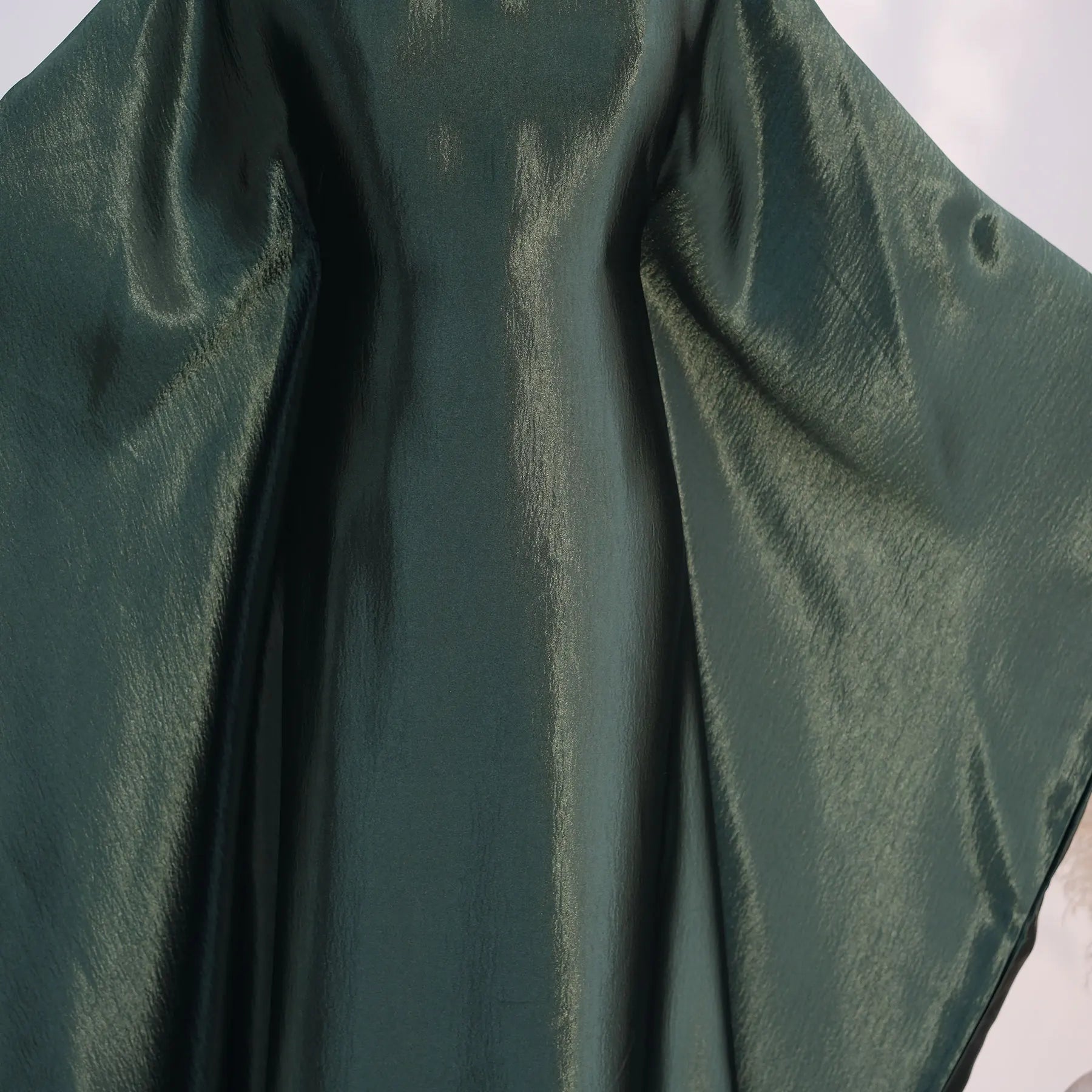 Batwing Satin Shimmer Abaya Damen Dubai Luxury Islam Muslim Kaftan Dress Women Kebaya Vestidos Djellaba Robe Femme Musulmane
