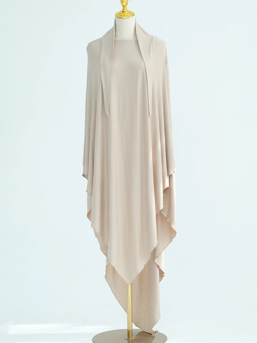 Middle East Muslim Women Arabic Dubai Abaya Ramadan Soft jersey Hijab scarf turban Femme musulman african Islam khimar Headscarf