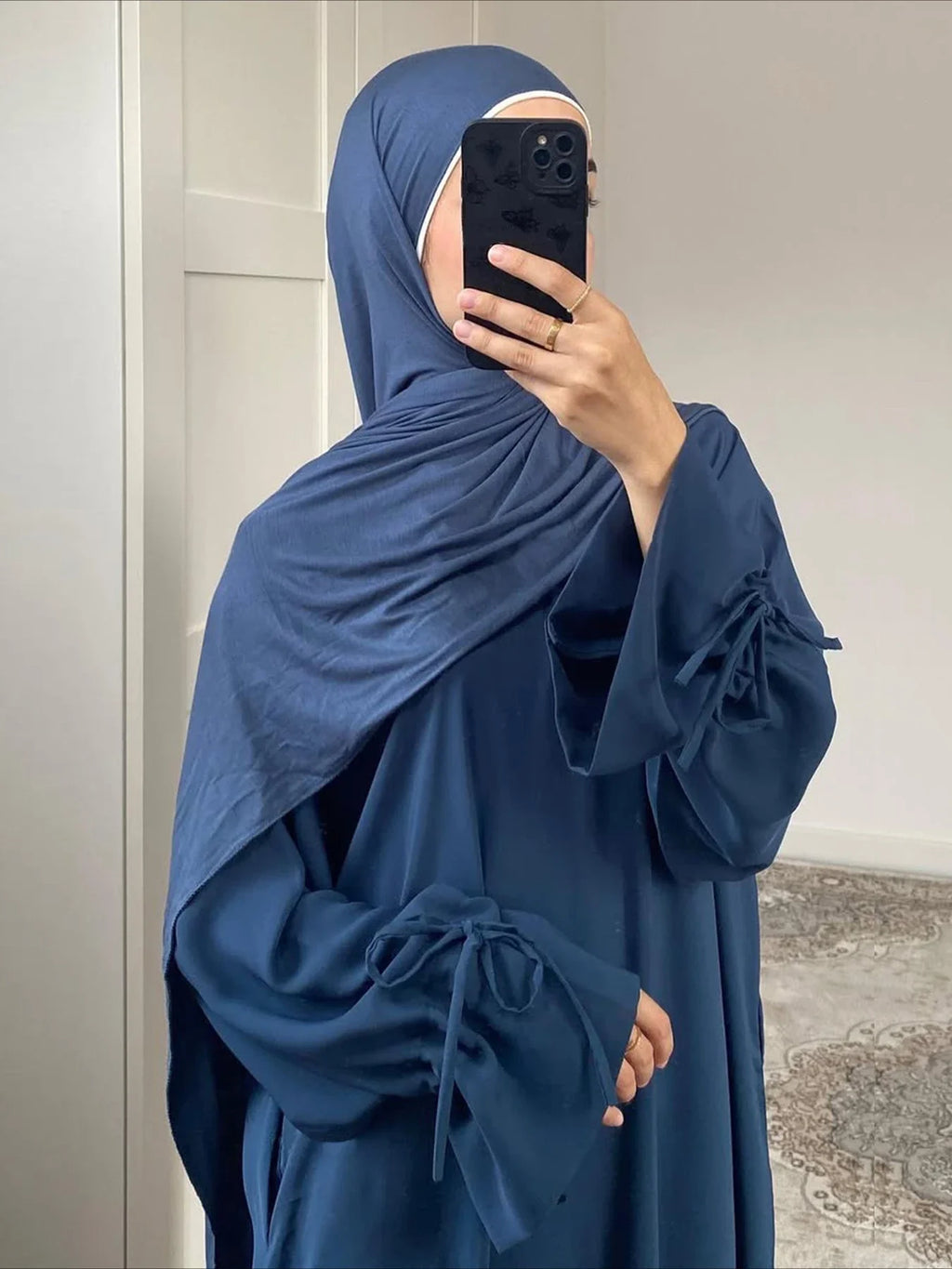 Eid Muslim Dress for Women Abaya Bow Jalabiya Ramadan Lace Up Vestidos Largos Islam Arab Long Robe Morocco Dubai Kaftan 2026
